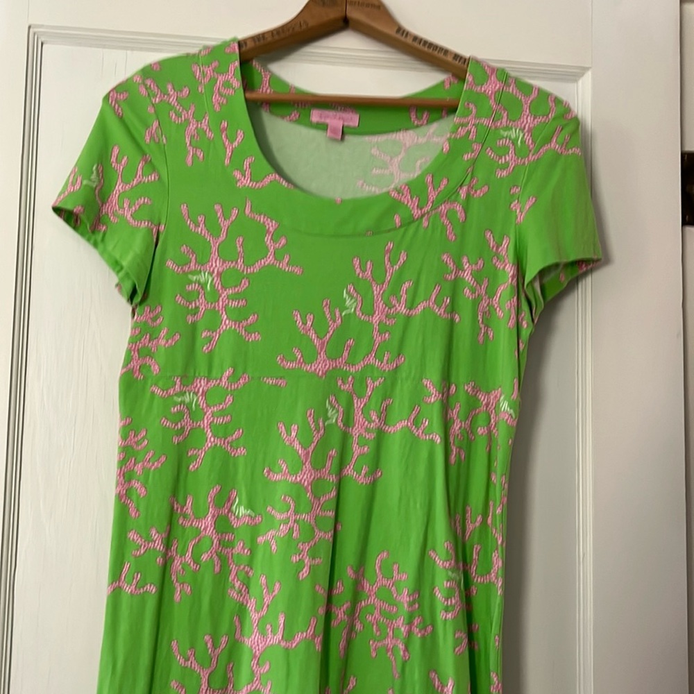 Lily Pulitzer Green Coral Dress